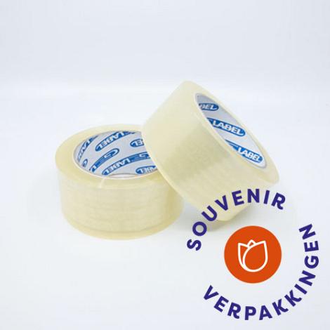 Tape 48mm x 66mtr, G-Label, transparant